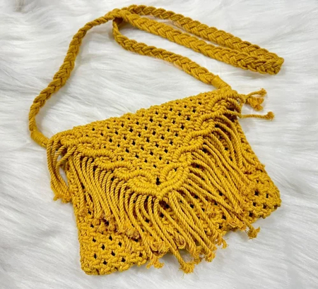 Macrame Sling Bag - Craft Closet